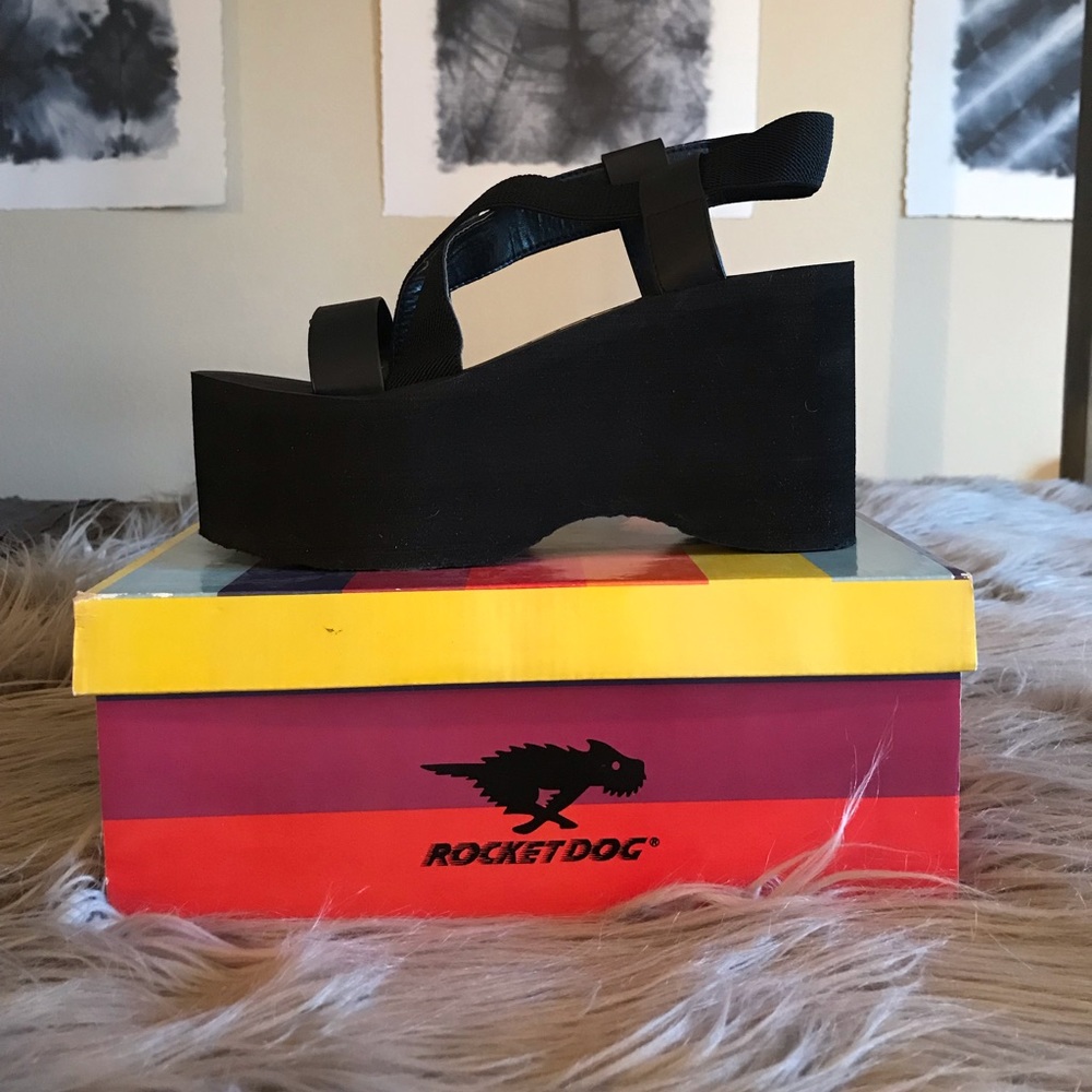 Rocket Dog NIB Eva Platform Sandals Sz 8
